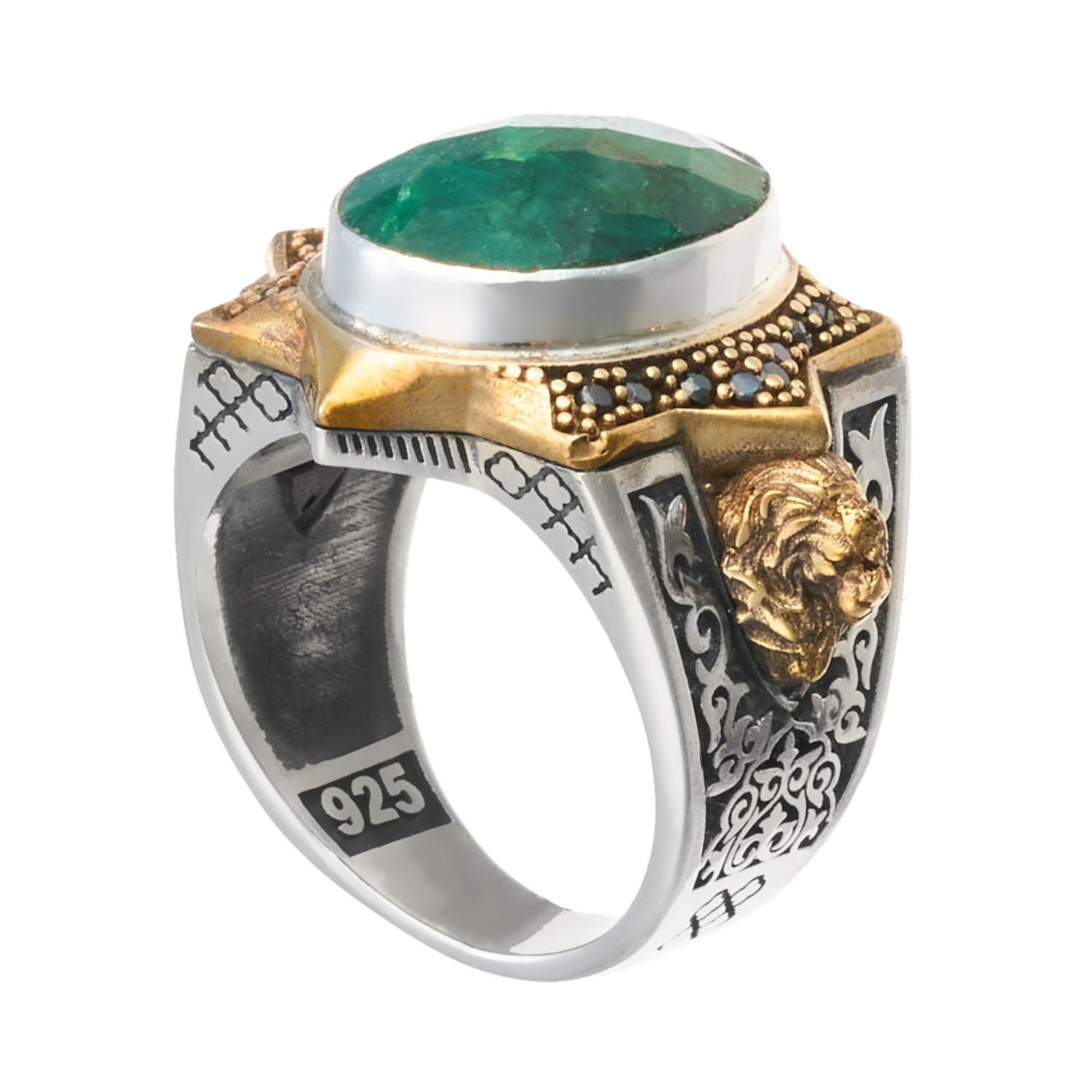 Inel Argint Emerald