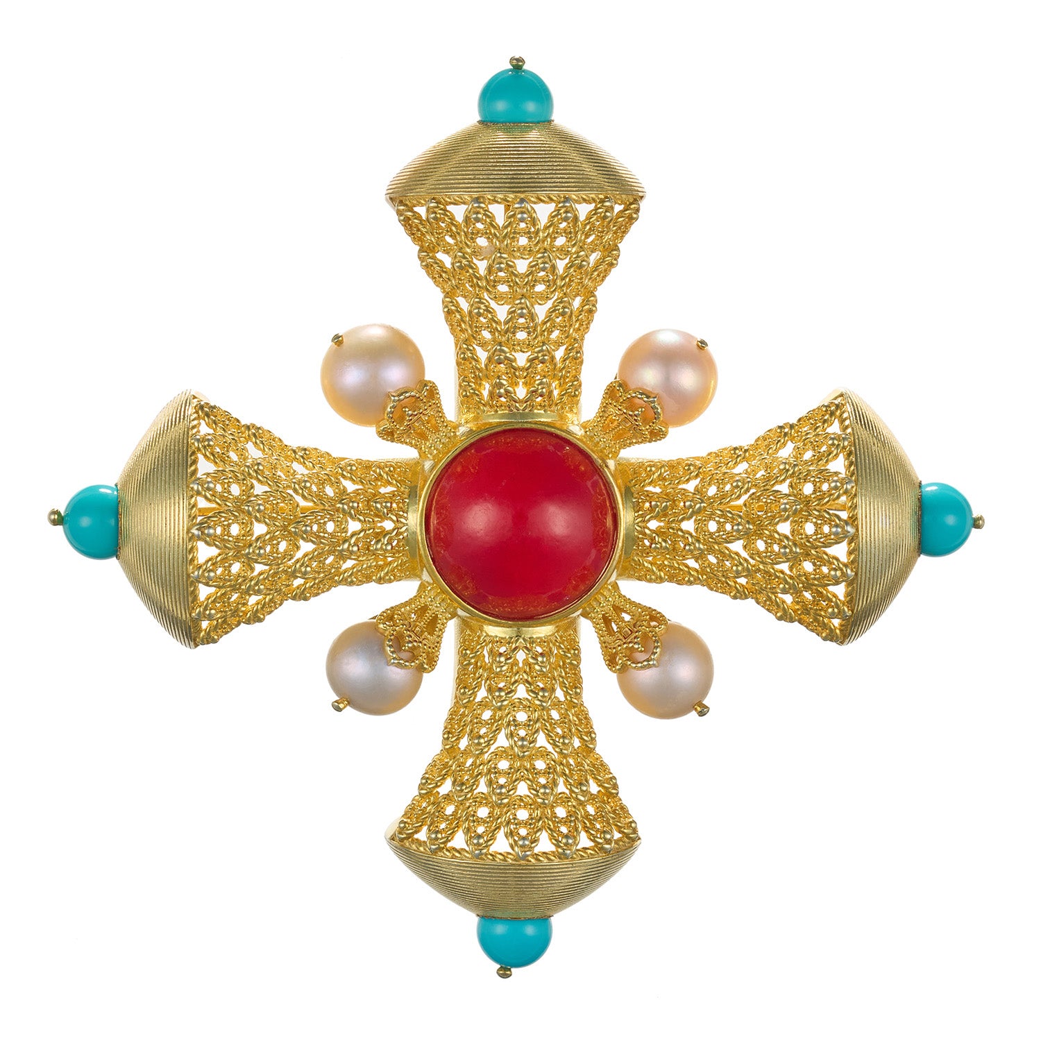 Crucifix Imperial Victoria Coral